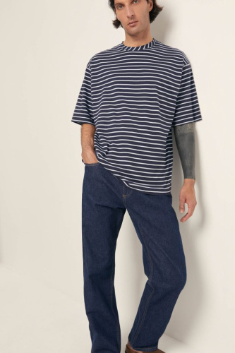 Оверсайз футболка в полоску