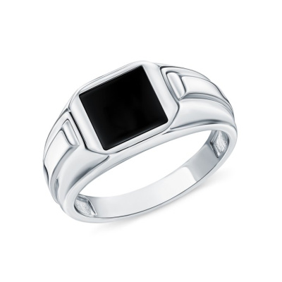 Серебряное кольцо с эмалью