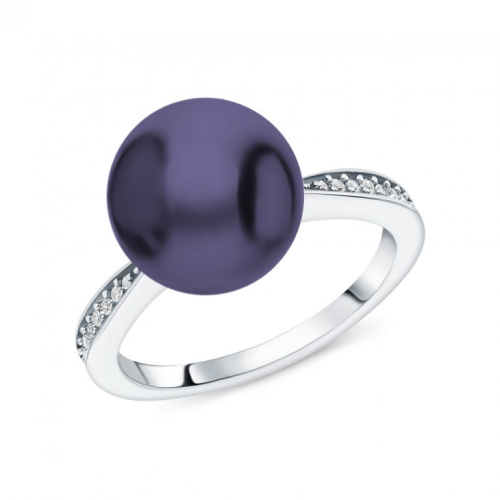 Серебряное кольцо с жемчугом