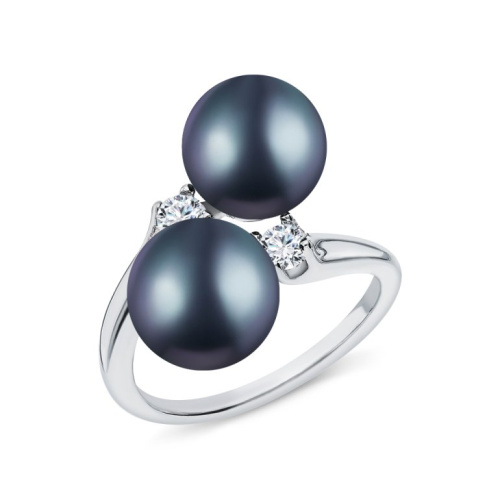 Серебряное кольцо с жемчугом