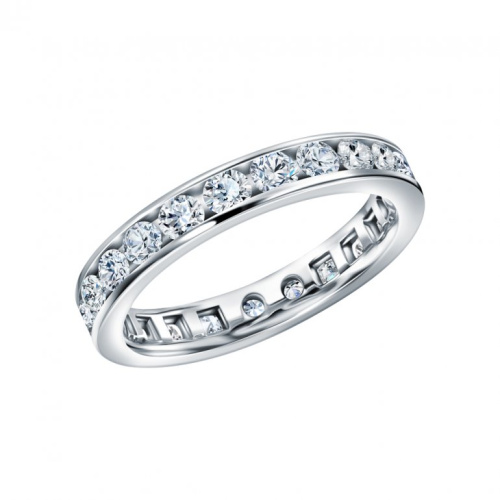 Золотое кольцо с бриллиантами природными