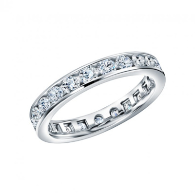 Золотое кольцо с бриллиантами природными