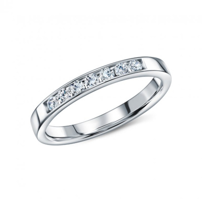 Золотое обручальное кольцо с бриллиантами