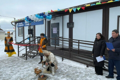 В селе Аппаны Намского района за короткий срок построили новую врачебную амбулаторию /    