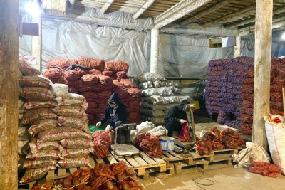 Овощные наборы начали доставлять семьям мобилизованных в Якутске /  Якутск Якутск Республика Саха (Якутия)