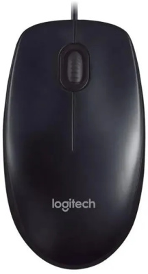 Проводная мышь Logitech M90 Black