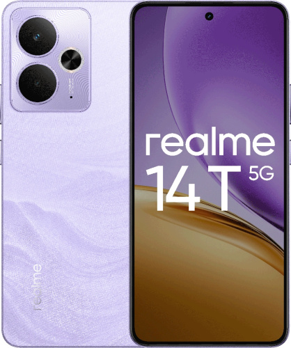Смартфон realme 14T 12/256GB Фиолетовый