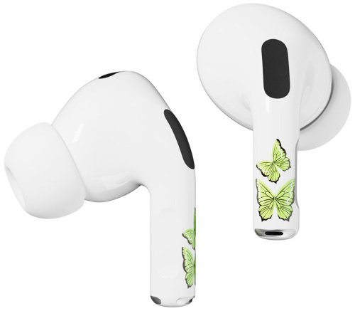 Комплект наклеек VLP Easy Art Butterflies для Apple AirPods Pro/Pro 2, 2 шт