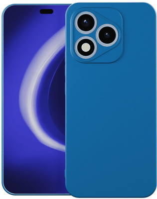 Клип-кейс Krutoff Silicone Case для Honor 400 Lite Синий