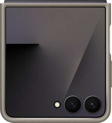 Клип-кейс Samsung Kindsuit Case Z Flip7 Серо-коричневый