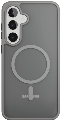Клип-кейс VLP Moon Case MagSafe для Samsung Galaxy S24 FE серый