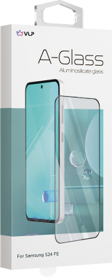Защитное стекло VLP A-Glass для Samsung Galaxy S24 FE Black