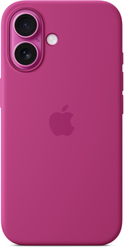 Клип-кейс Apple Silicone Case with MagSafe для Apple iPhone 16 Fuchsia