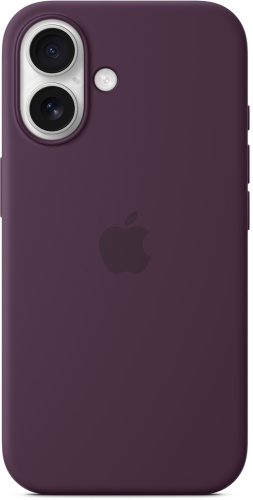 Клип-кейс Apple Silicone Case with MagSafe для Apple iPhone 16 Plum