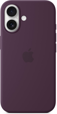 Клип-кейс Apple Silicone Case with MagSafe для Apple iPhone 16 Plum