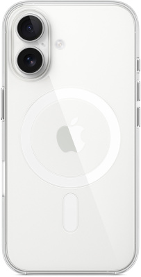 Клип-кейс Apple Clear Case with MagSafe для Apple iPhone 16 Transparent