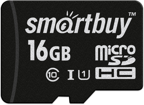 Карта памяти SmartBuy microSDHC UHS-I Class 10 16GB без адаптера