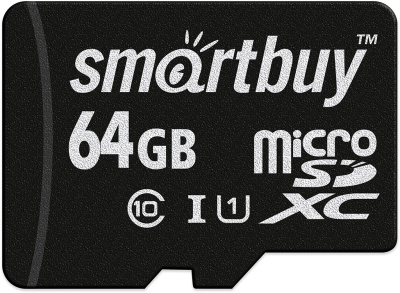 Карта памяти SmartBuy microSDXC UHS-I Class 10 64GB без адаптера