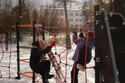 Мини-парк построили в городе Нерюнгри /   Нерюнгринский Республика Саха (Якутия)