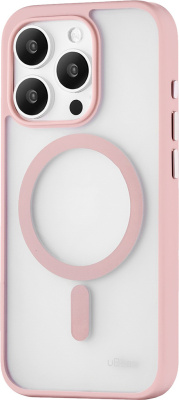 Клип-кейс uBear Cloud Mag Case для Apple iPhone 15 Pro Pink