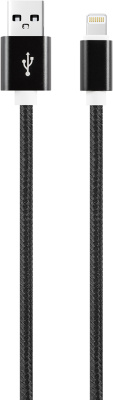 Nylon USB to Apple Lightning 1m 2A Black