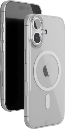 Клип-кейс VLP Puro Case для Apple iPhone 16 с MagSafe прозрачный