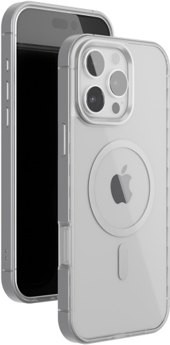 Клип-кейс VLP Element Case для Apple iPhone 16 Pro Max серебристый