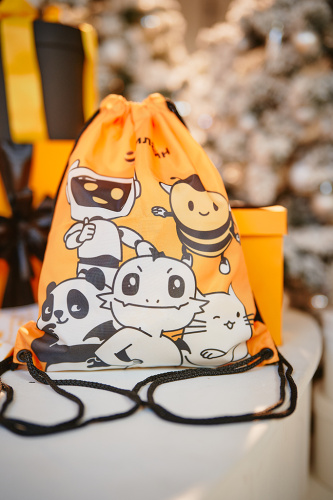 Рюкзак-мешок «Апперы» жёлтый