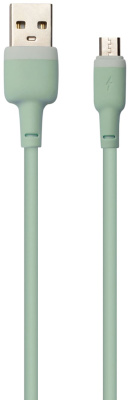 Touch USB to microUSB 1m 3A Green