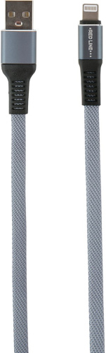 Flat USB to Apple Lightning 1m 2A Blue