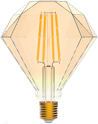 Smart Home Filament Diamond FIL DIM E27 Transparent