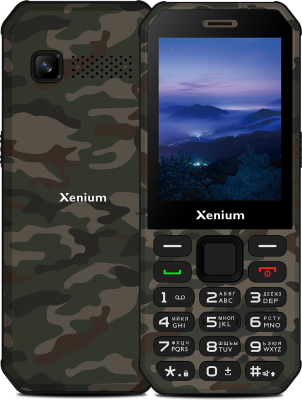 Мобильный телефон Xenium X300 Green Camouflage