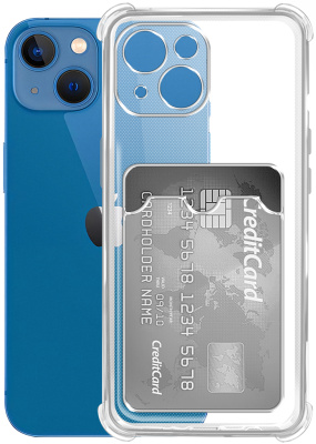 Клип-кейс BoraSCO Bumper Case для Apple iPhone 13 Прозрачный