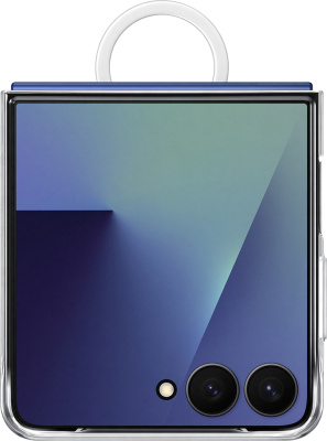 Клип-кейс Samsung Ring Case (Clear) Z Flip7 Прозрачный
