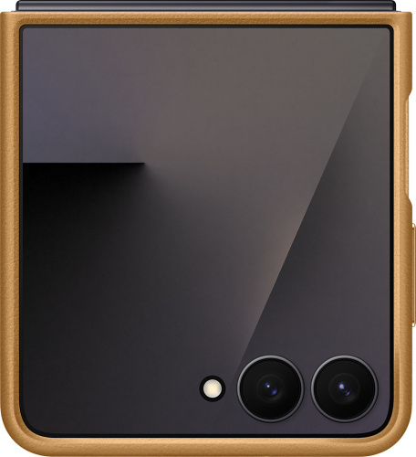 Клип-кейс Samsung Kindsuit Case Z Flip7 Песочно-коричневый