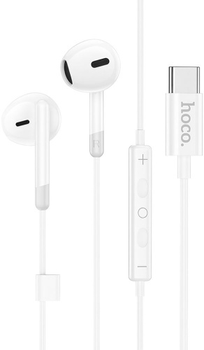 Наушники Hoco M109 Pure USB-C Белые