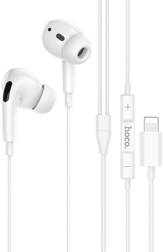 Наушники Hoco M1 Pro Apple Lightning Белые