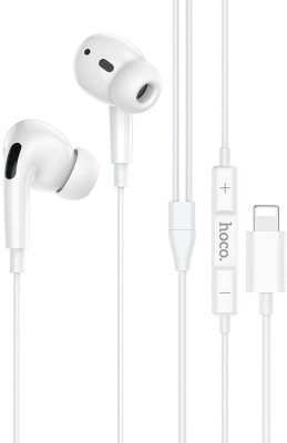 Наушники Hoco M1 Pro Apple Lightning Белые