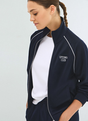 Толстовка на молнии, Синий