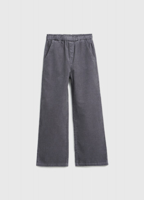 Вельветовые брюки для девочек, Серый