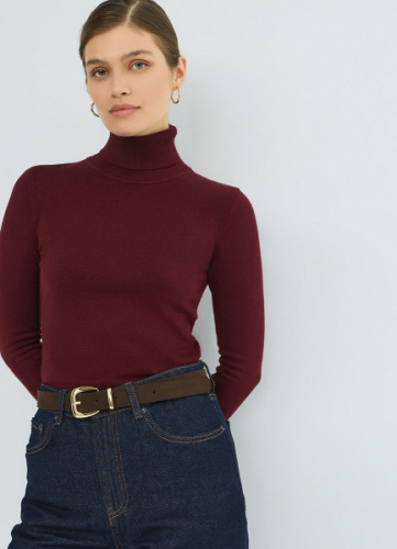 Базовая водолазка, Фиолетовый