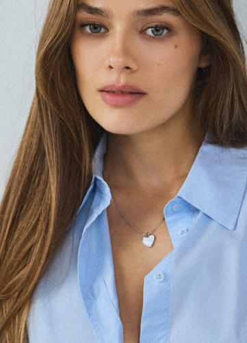 Кулон в виде сердца, Мультицвет