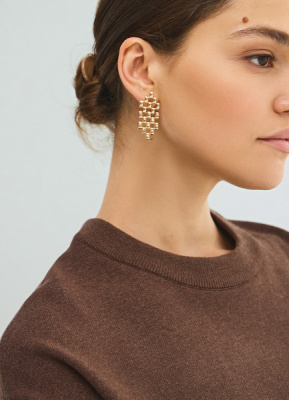 Серьги, Золотой