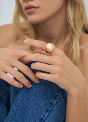 Объёмное кольцо, Золотой