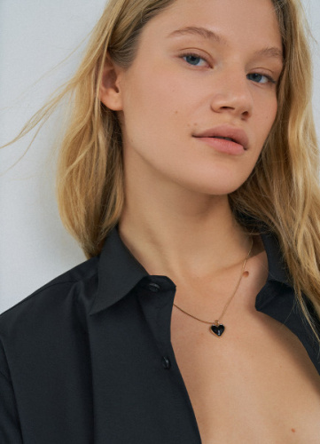 Кулон в виде сердца, Мультицвет