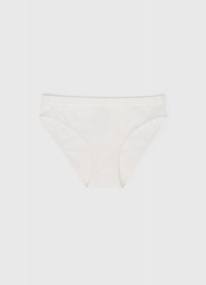 Бесшовные трусы-брифы, Белый
