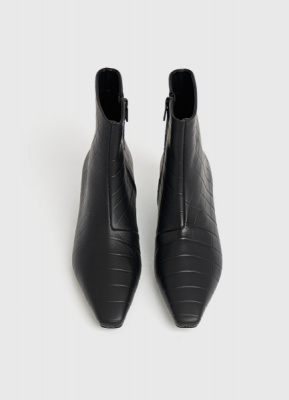 Ботильоны из натуральной кожи, Черный