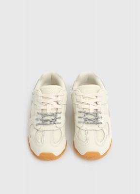 Кроссовки из натуральной кожи, Белый