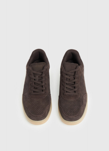 Кеды из натуральной замши, Коричневый