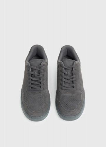 Кеды из натуральной замши, Серый